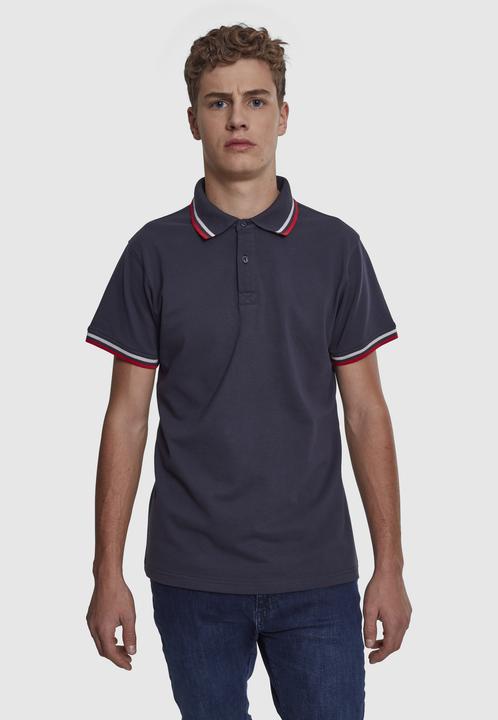 Produktbild Urban Classics Double Stripe Poloshirt (M)
