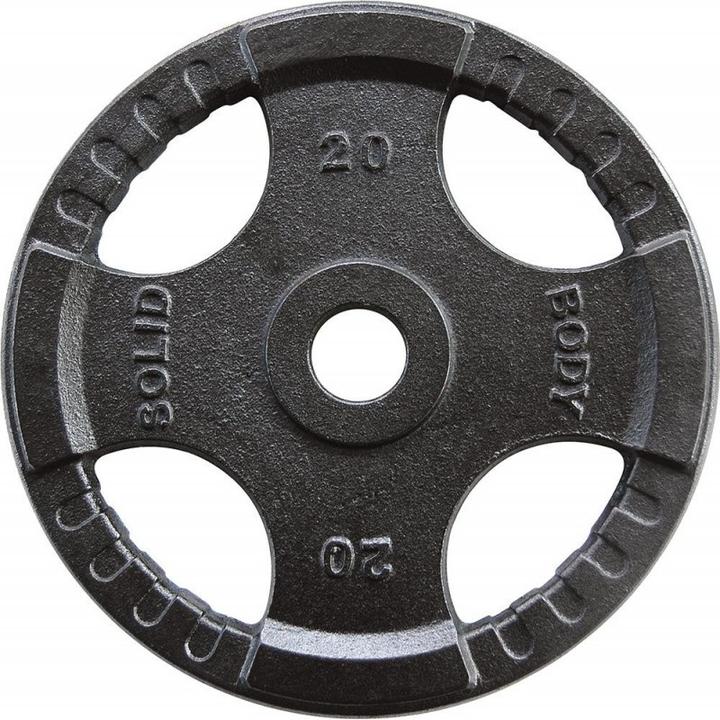 Image du produit Body-Solid Olympia Hantelscheibe 4D gummiert 20 (1 x 20 kg)