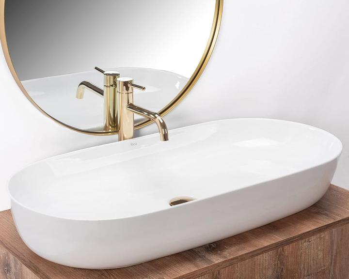 Actual product image Rea Counter-top washbasin Cleo 81 (400 mm, 800 mm)