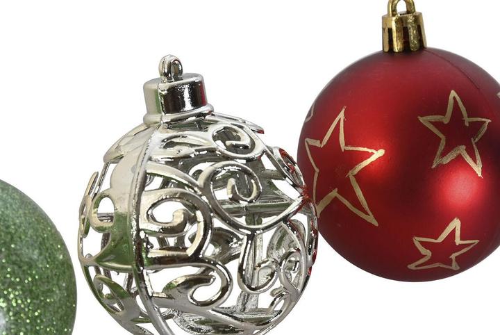 Actual product image Esprit Christmas tree baubles Home Colourful PVC 18 x 12 x 30 cm (30 pieces) (30 -part)