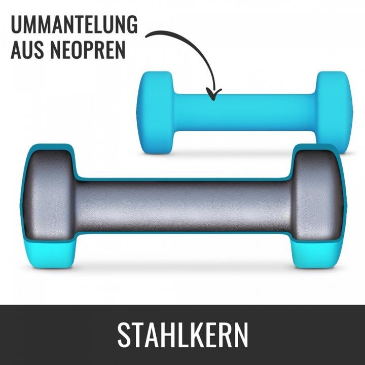 Image du produit Gorilla Sports Coffret d'haltères (2 x 1 kg, 2 x 2 kg, 2 x 3 kg)