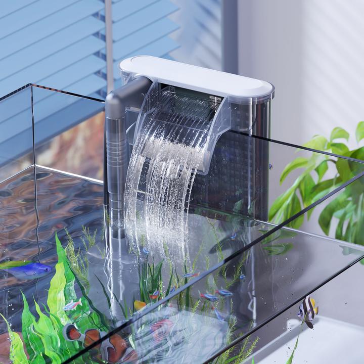 Actual product image SunSun HBL-302 Hang on Filter 350l/h up to 20l Aquarium (20 l, Fresh water, Salt water)