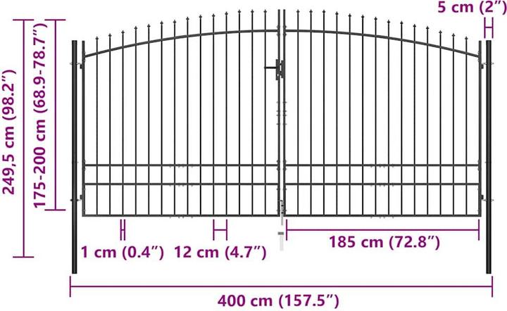 Produktbild vidaXL Gartentor