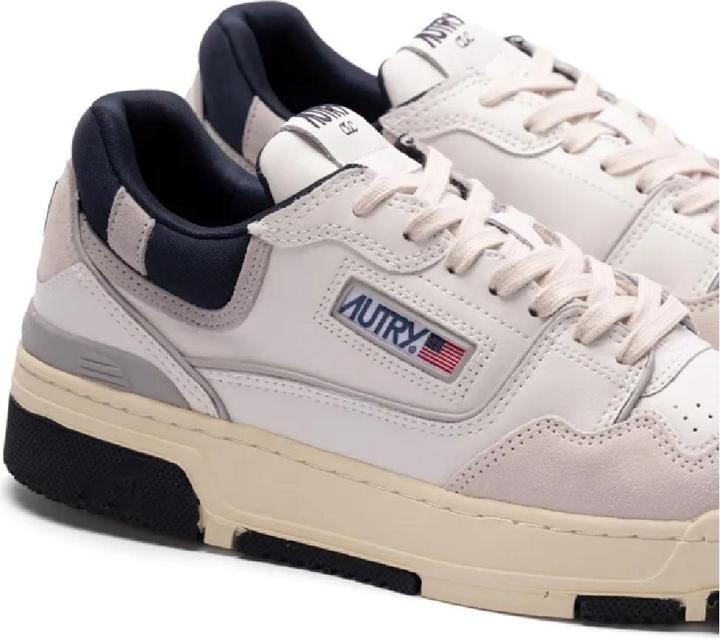 Produktbild Autry sneakers clc low in suede and nubuk white and blue (41)