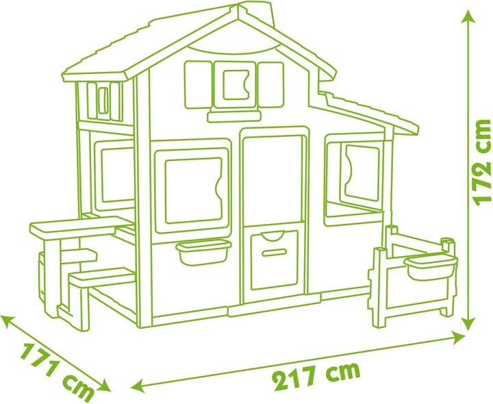 Immagine prodotto Smoby Casa degli amici con giardino