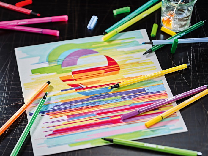 Produktbild STABILO Pen 68 66er Arty Metalletui (66 Farben, 66 x)