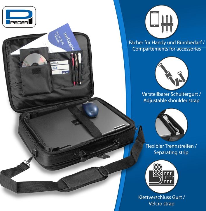 Actual product image Pedea "Premium" Notebook Bag (15.60")