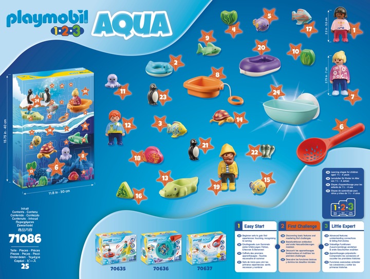 Actual product image Playmobil 1.2.3 Aqua