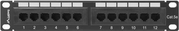 Actual product image Lanberg PPU5-9012-B Patch Panel 1U