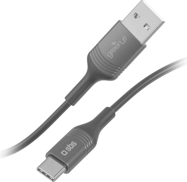 Produktbild SBS GreenLine USB zu USB-C Kabel 1,2m schwarz (1.20 m)