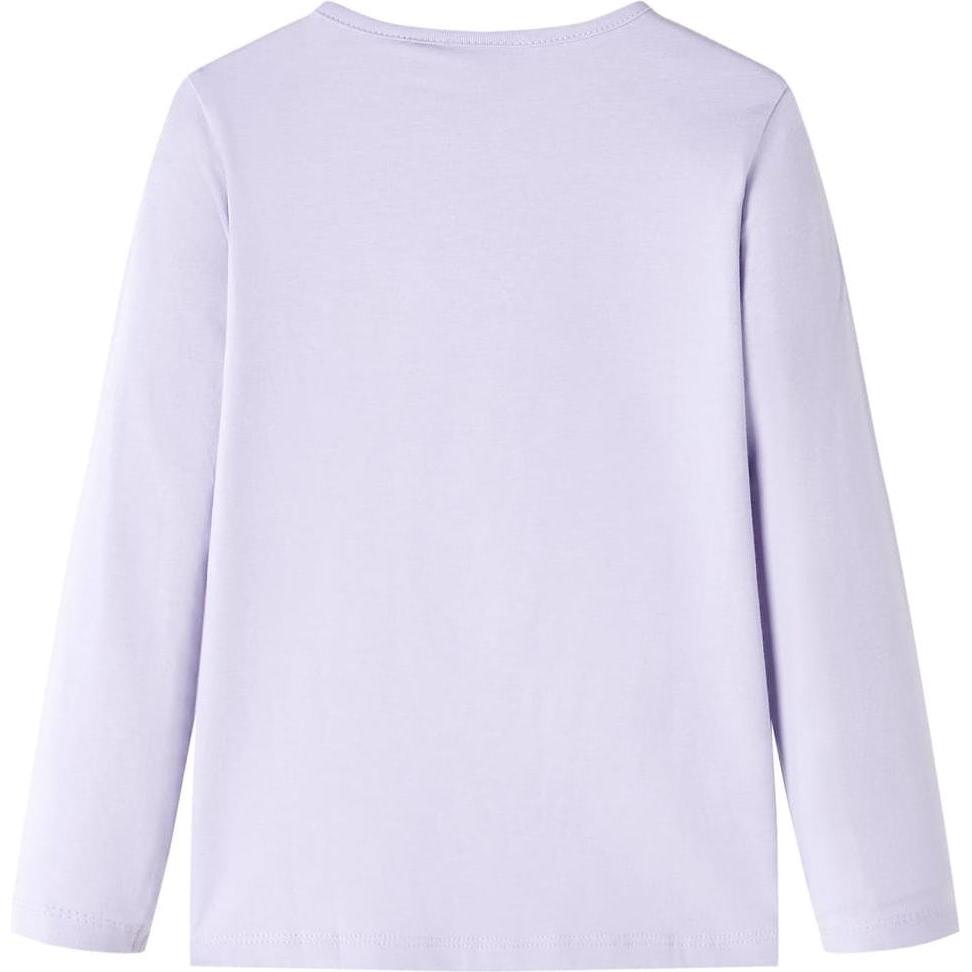 Thumbnail - VidaXL, Jungen, Shirt, Kinder-Langarmshirt Helllila 104,Material: 95 % Baumwolle. 5, Violett, (104)