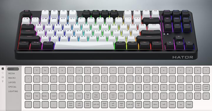 Image du produit Hator Rockfall 3 TKL Wireless (ING. Int., Filaire, Sans fil)