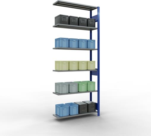 Image du produit Schulte Lagertechnik Système d'assemblage de rayonnages MULTIplus85 avec traverses de longueur