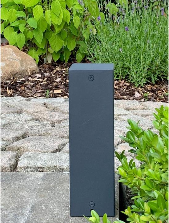 Produktbild Bold Garden Steckdosensäule BOLD POWER, Orio10044 2-fach, IP44, anthrazit (2x, CEE 7/3, 0.70 m)