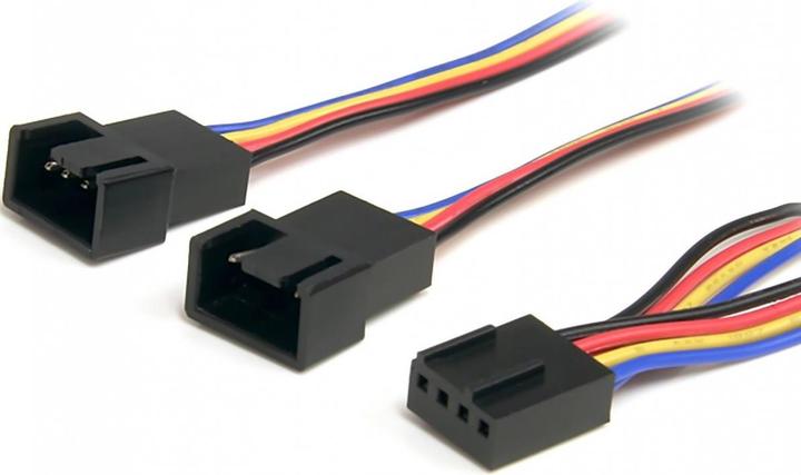 Produktbild StarTech 12in 4 Pin Fan Power Y Cable (30 cm, 4 pin PWM)