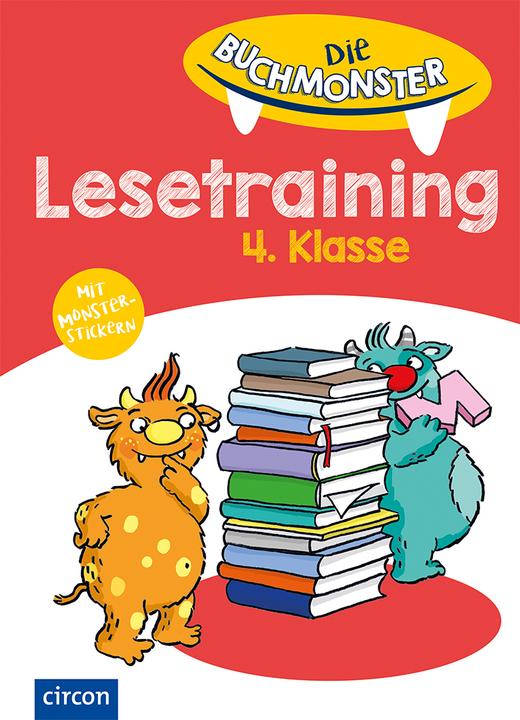 Produktbild Die Buchmonster - Lesetraining 4. Klasse (Deutsch, 2018)