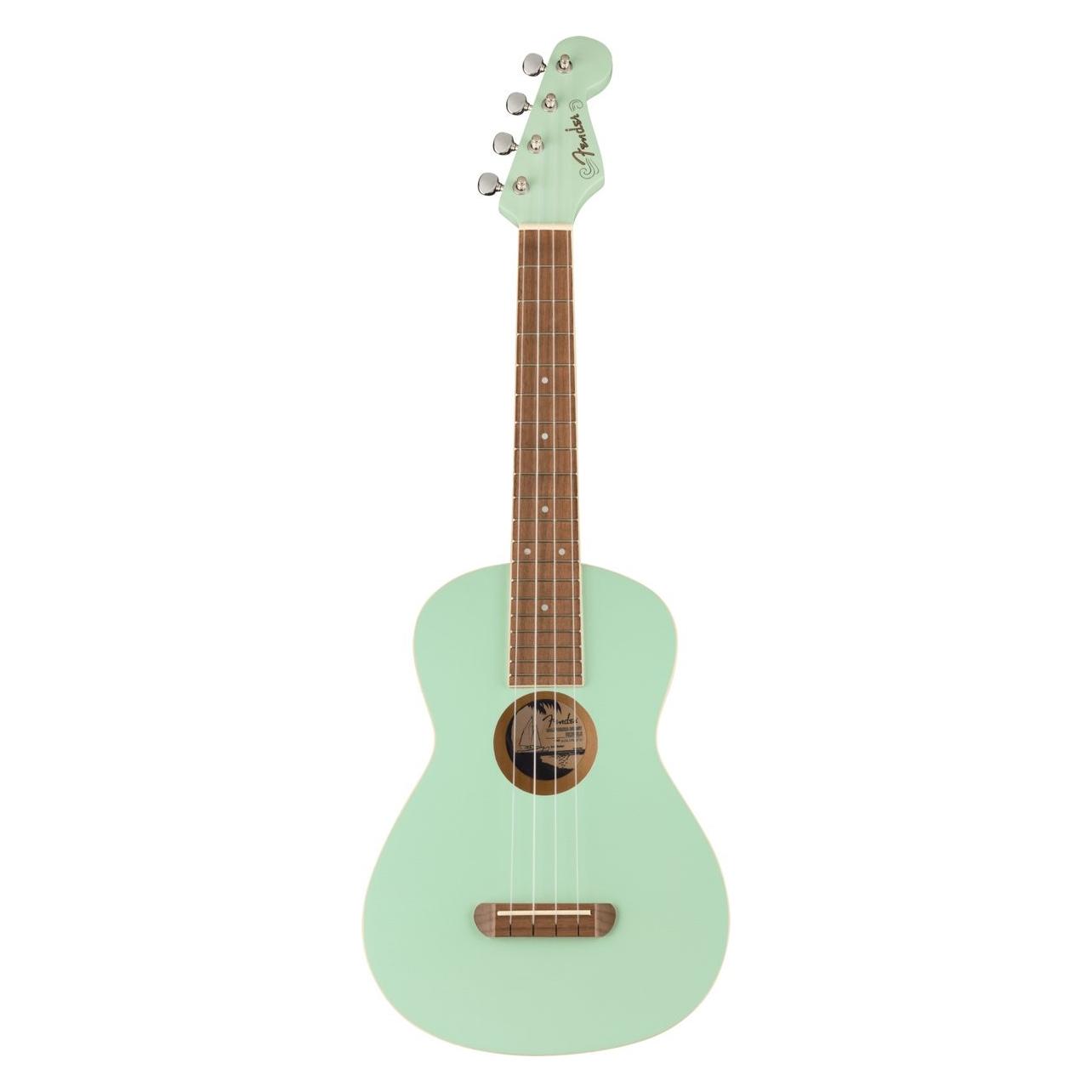 Fender California Coast Avalon Wn Surf Green Tenor Ukelele (Tenor), Ukulele, Grün