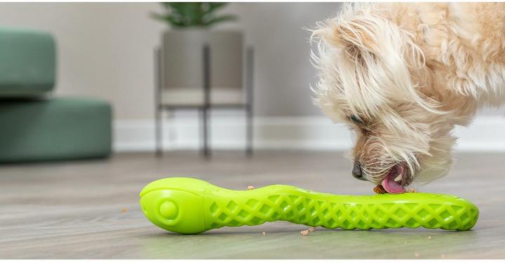Actual product image Trixie Dog Toy Snack Snake, 27 cm, Green (Dog chew toy)