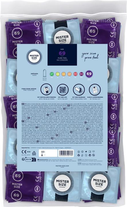 Produktbild Mister Size Pure Feel (100 Stk.)