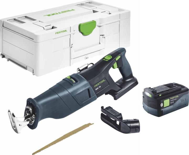 Produktbild Festool RSC 18 EB-Basic Akku Säbelsäge 18 V Brushless + 1x Akku 5,0 Ah + Systainer - ohne Ladegerät