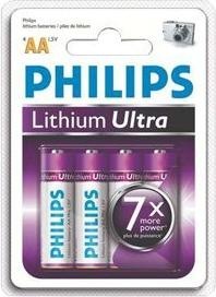 Actual product image Philips Lithium Ultra FR6LB4A - Battery 4 x AA type (4 pcs., AA)