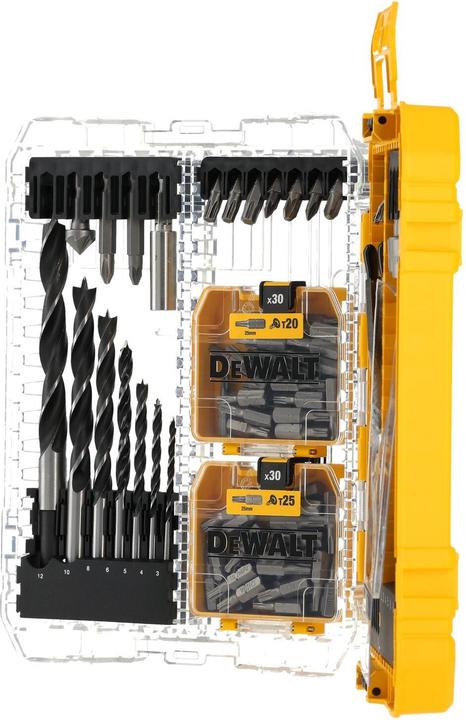 Produktbild DeWalt Bit und Bohrer-Set (Innensechsrund TX, Kreuz Phillips PH, Kreuz Pozidriv PZ)