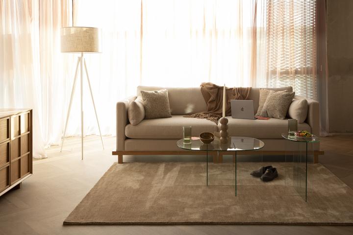 Image du produit Zuiver Coffee Table Linea Transparant (60 x 80 x 40 cm)