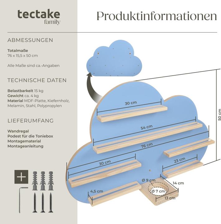Actual product image tectake MyLittleStory Cloud