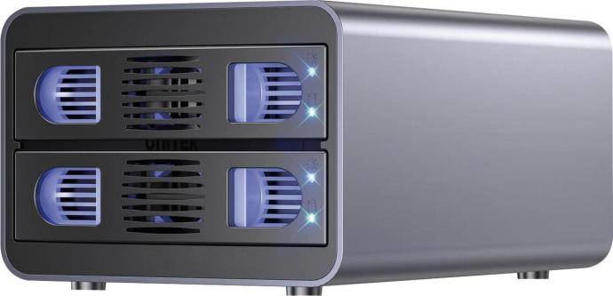 Produktbild Générique Boîtier externe USB-C 10Gbps RAID 2 baies pour disque SATA 3,5 HDD / 2,5 SSD (2.5", 3.5")