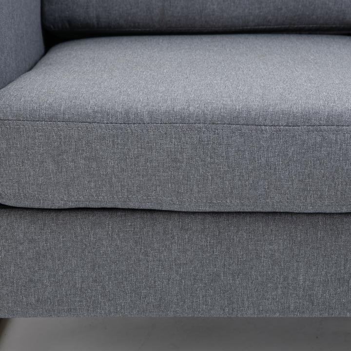 Produktbild Homcom 2-Sitzer Sofa mit Metallfüssen (2-Sitzer)