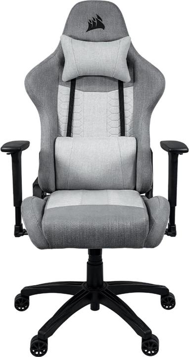 Immagine prodotto Corsair TC100 RELAXED Tessuto Tissu/Argent/Gris/2D