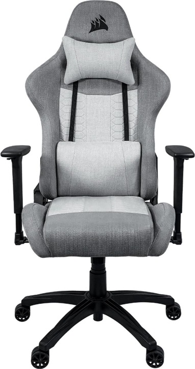 Corsair TC100 RELAXED Tissu Tissu/Argent/Gris/2D