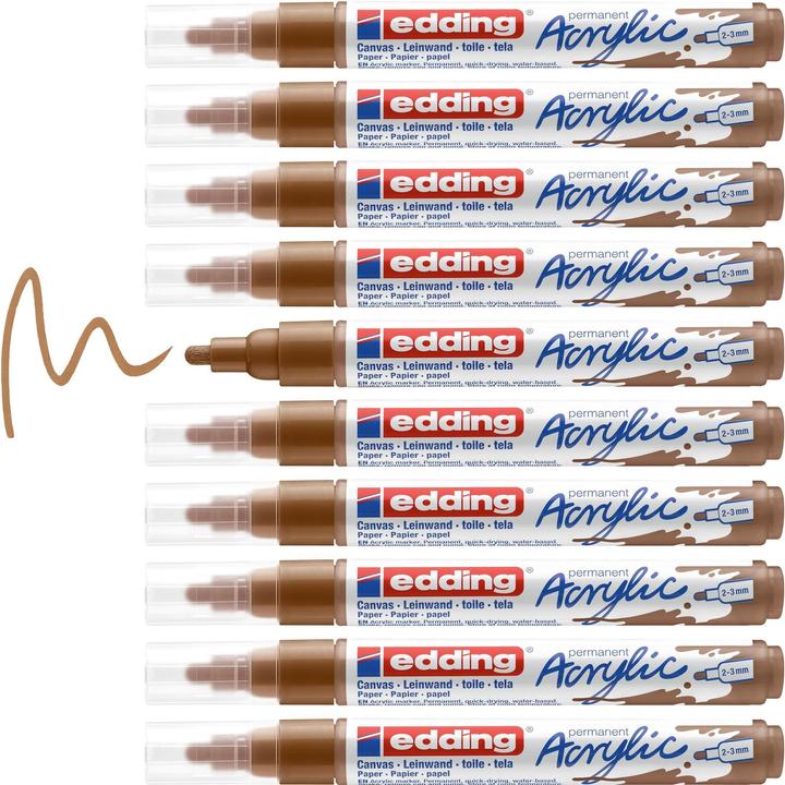 Produktbild Edding Acrylmarker 5100 Medium (Haselnuss, 3 mm, 1 x)