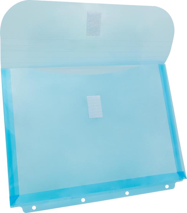 Idena A4 document pocket for filing turquoise (A4)