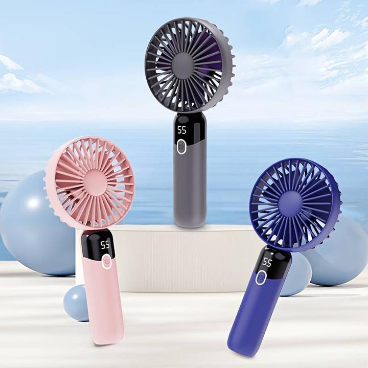 Immagine prodotto PhoneLook Mini ventilatore USB compatto e portatile con immagine a LED e pedana mobile