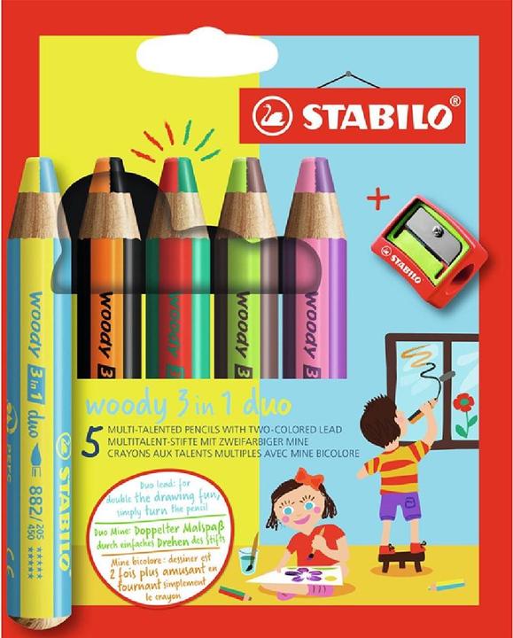 Produktbild STABILO Woody (Sortiert, 5 x)