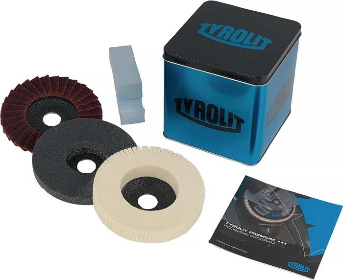 Actual product image Tyrolit PREMIUM polishing programme set