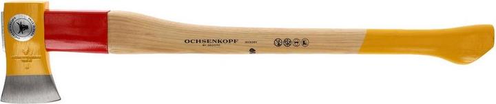 Produktbild Ochsenkopf OX 648 H-1257 SPALT-FIX-Axt ROTBAND-PLUS mit 70cm Hickorystiel