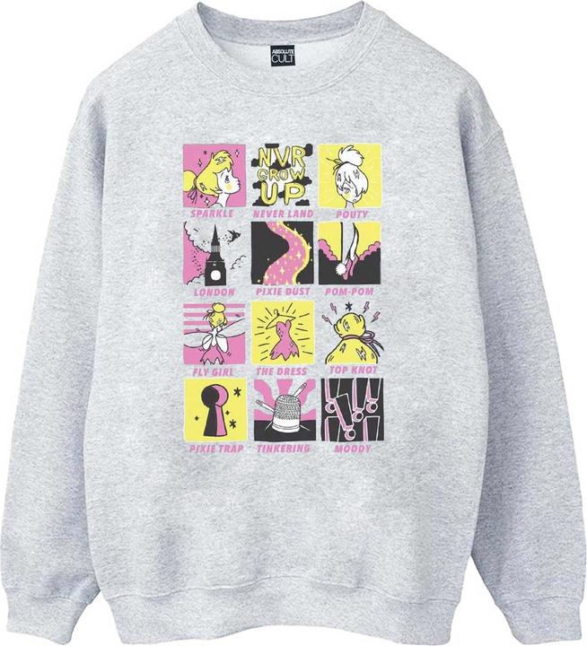 Disney Tinkerbell Squares Sweatshirt (L)