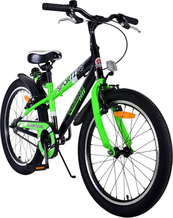 Image du produit Volare Sportivo Kinderfiets - Jongens - 20 inch - Groen - Twee handremmen (20")