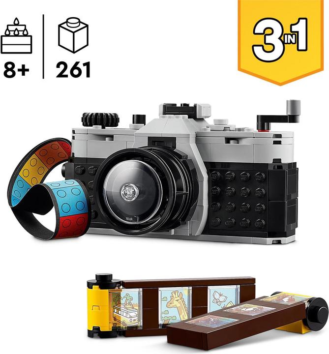 Produktbild LEGO Retro Kamera (31147, LEGO Creator 3-in-1)