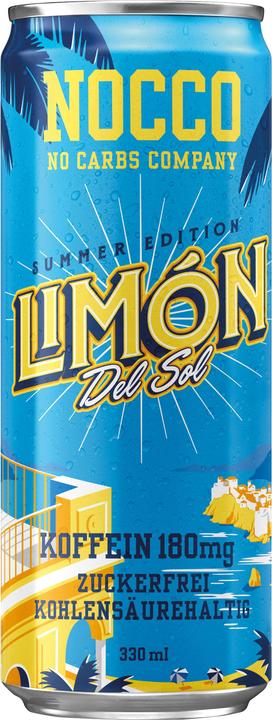 Nocco Limón Del Sol (Citron, Thé vert, 24 x)