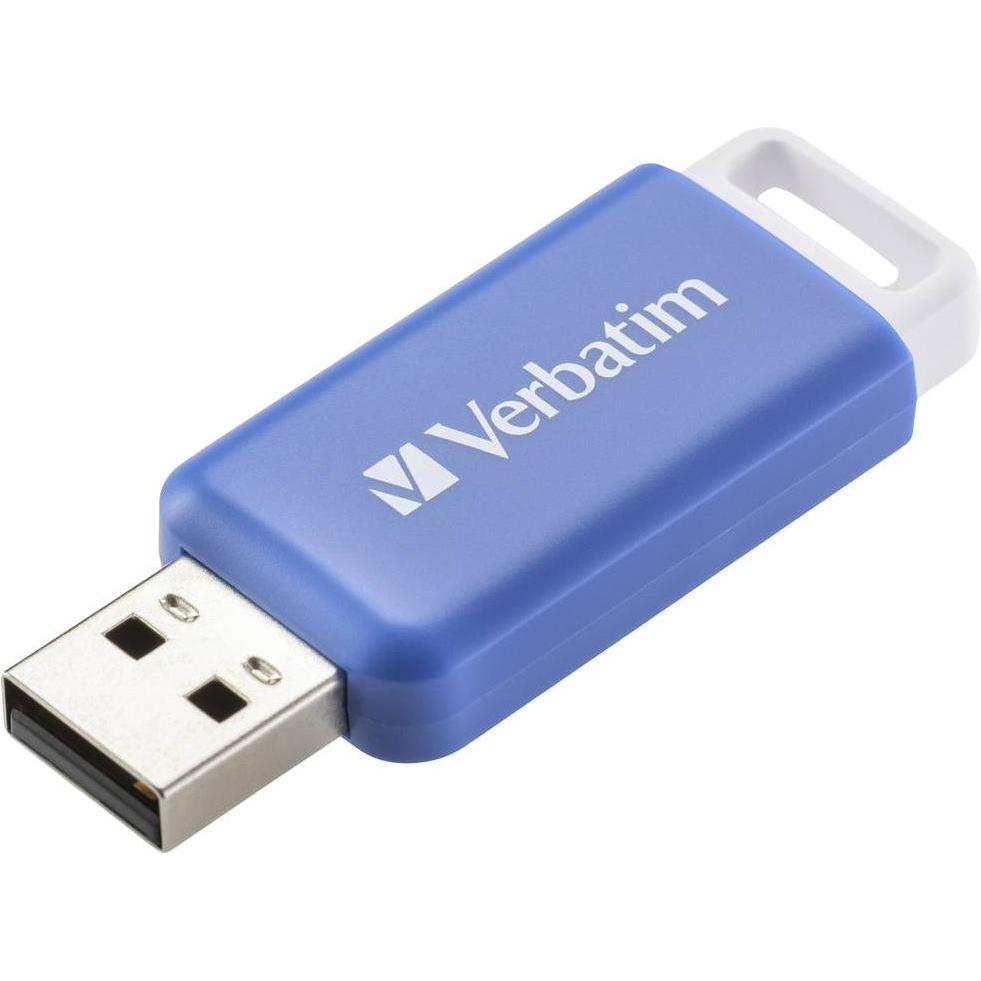 Verbatim DataBar USB 2.0 64GB Blue (64 GB, USB-A) (49455)