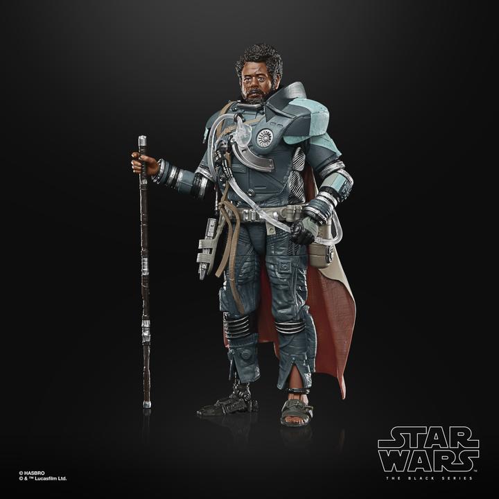 Actual product image Hasbro The Black Series Saw Gerrera 15 cm grosse Sammelfigur zu Rogue One: A Star Wars Story, für
