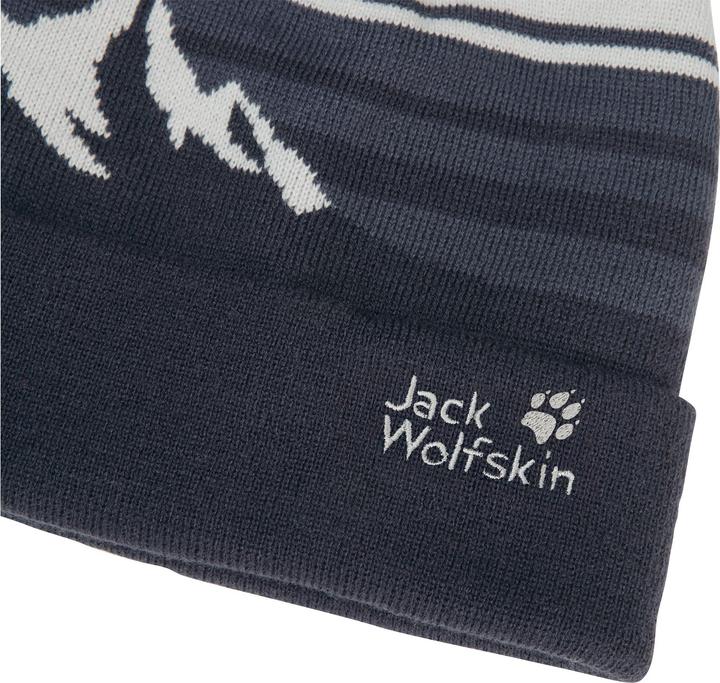 Immagine prodotto Jack Wolfskin Stripy Pompom Beanie K (M)