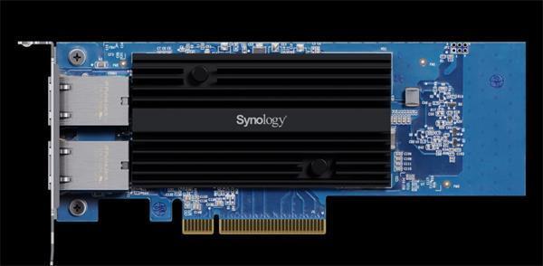 Actual product image Synology dual RJ45 port 10 Gbps Ethernet adapter