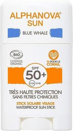 Immagine prodotto Alphanova SUN Bio STICK SPF50+ BLUE stick protezione molto alta (Crema solare viso, SPF 50+, 12 ml, 12 g)