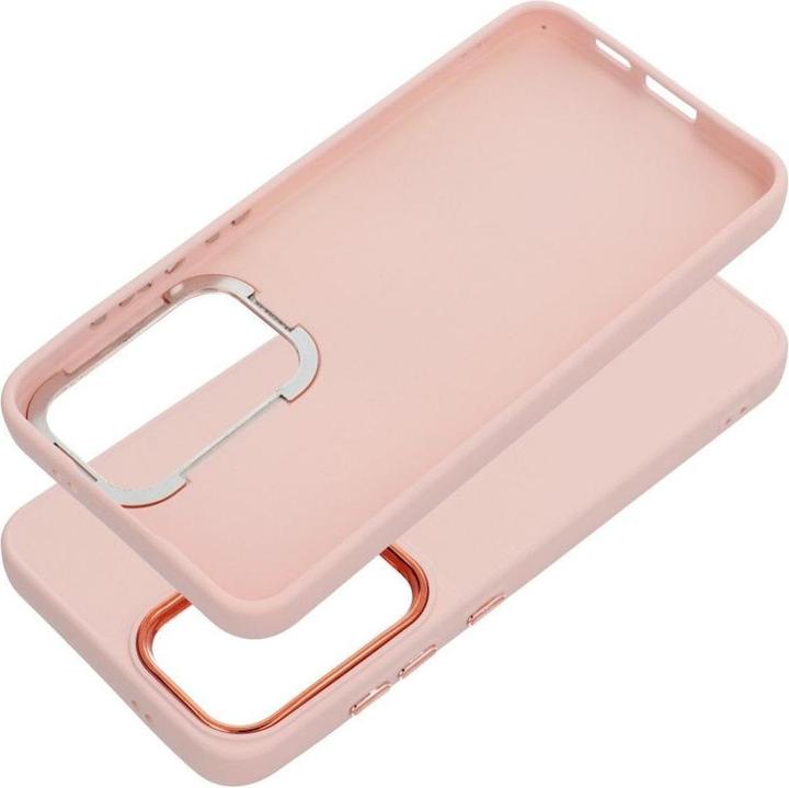 Actual product image OEM Back panel cover FRAME Case for SAMSUNG S24 Plus powder pink (Samsung Galaxy S24+)
