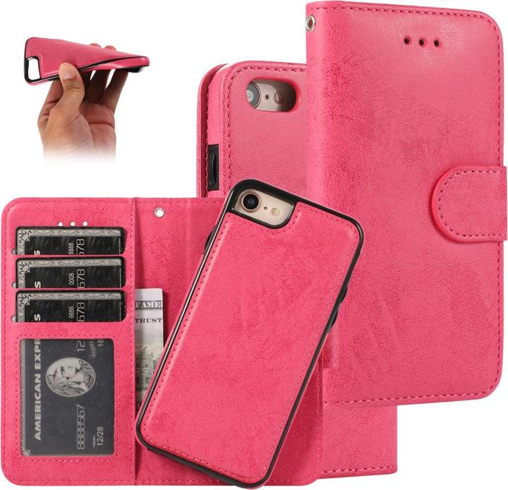 Produktbild Cover-Discount iPhone SE / 8 / 7 - Etui mit Rückenhülle Kombi pink (Apple iPhone 7, Apple iPhone 8, Apple iPhone SE (2nd Gen))