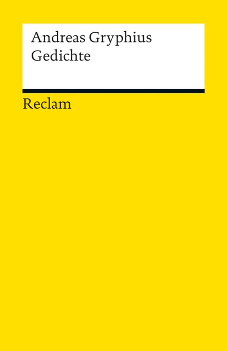 Produktbild Gedichte (Deutsch, Andreas Gryphius, 2012)